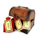 Кофе в подарочной упаковке KO-FE Кофе в сундучке набор (3/100гр.)