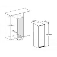 Шкаф для вина Dunavox DX-181.490DBK