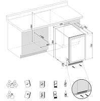 Шкаф для вина Dunavox DAUF-45.125DB.TO