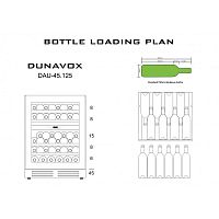 Винный шкаф Dunavox DAU-45.125DW.TO