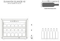 Шкаф для вина Dunavox DAVG-18.46B.TO
