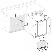 Винный шкаф DUNAVOX DAU-52.146B