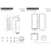 Винный шкаф Dunavox DX-104.375DSS