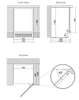 Шкаф для вина Dunavox DAUF-45.125DB.TO