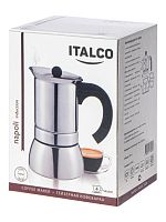 Кофеварка гейзерная ITALCO NAPOLI INDUCTION на 4 порции 160 мл